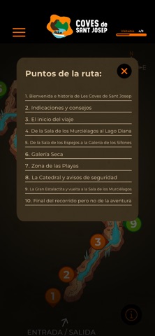 Coves de Sant Josep Audioguía screenshot