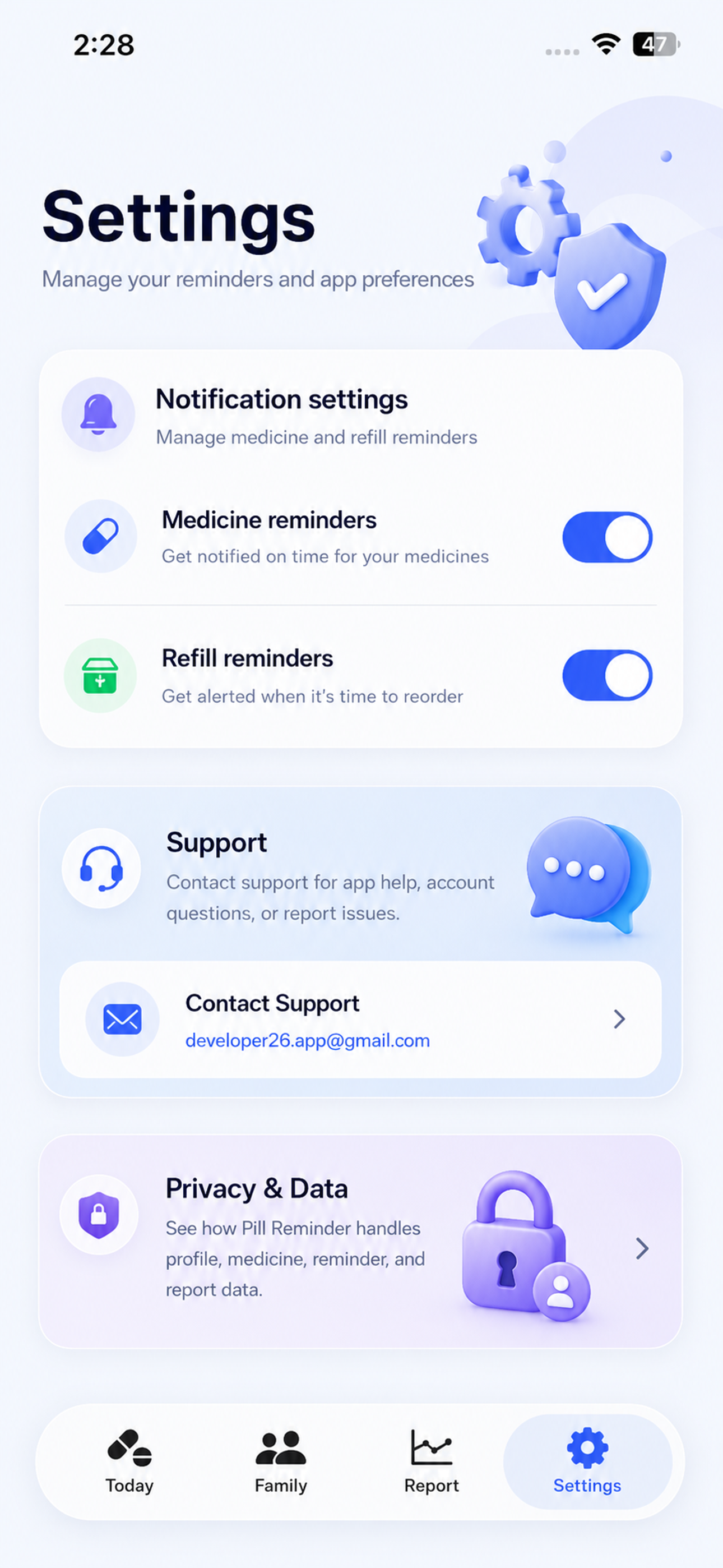 Pill Reminder Offline screenshot 8