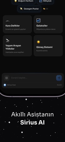 Sirius AI - Gökyüzünü Keşfet screenshot