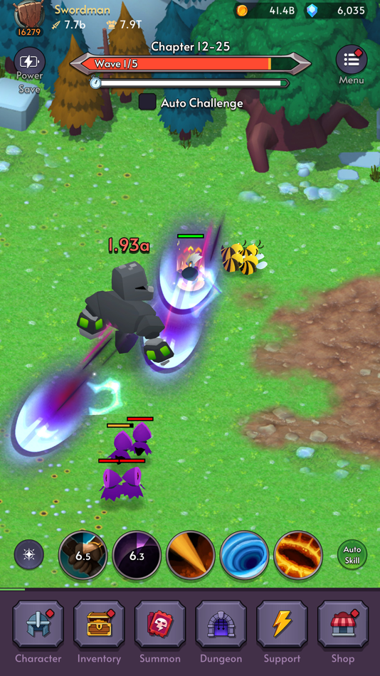 #1. Super Sword Idle (iOS) โดย: Can Le