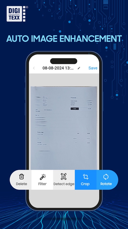 #4. Digi Scan App (iOS) Ved: DIGI-TEXX VIETNAM