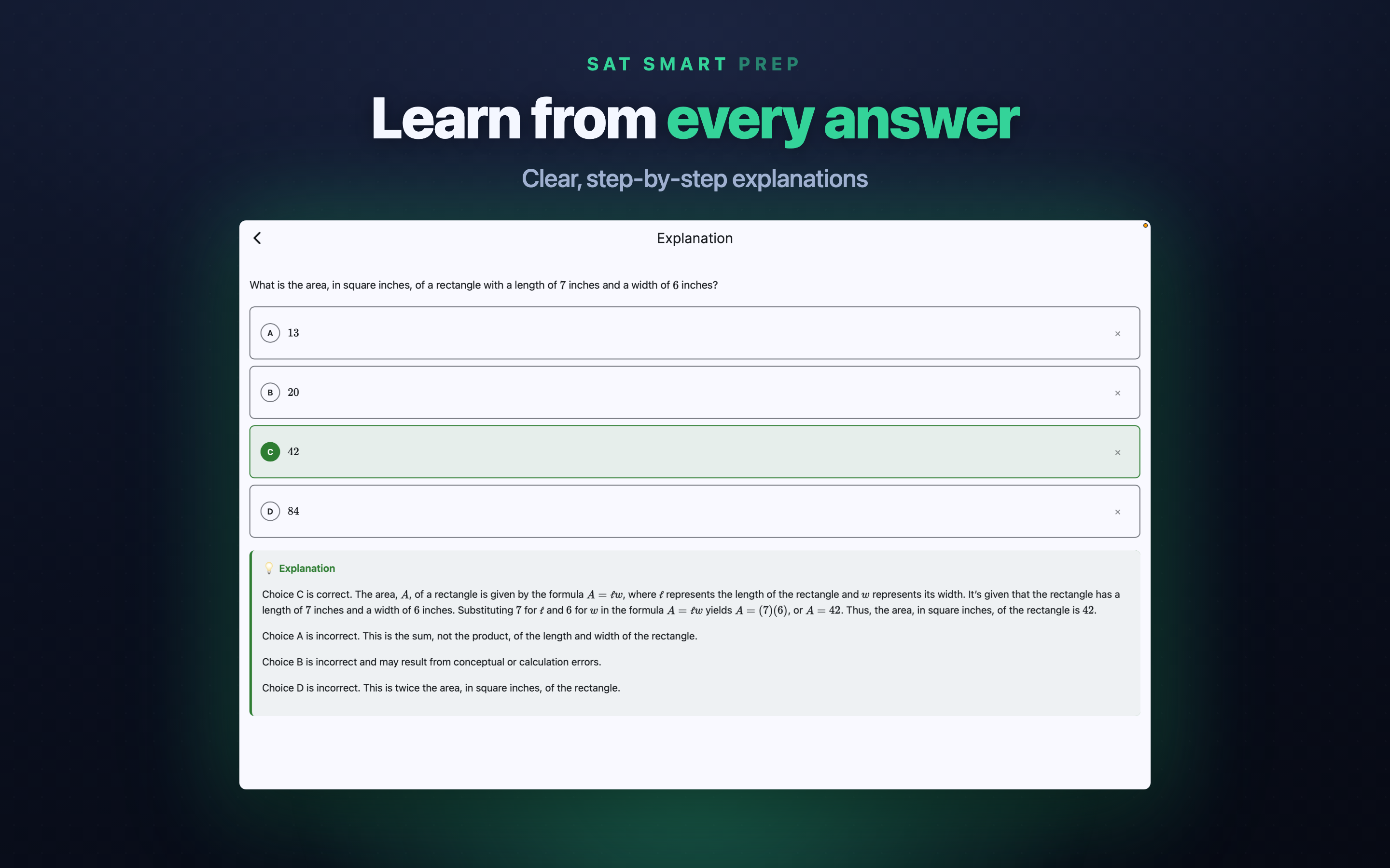 SAT Smart Prep screenshot 25