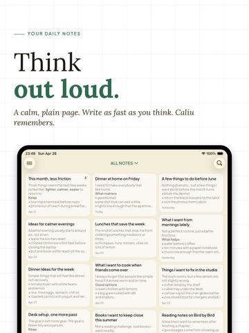 Caliu - Markdown Notes ipad screenshot 4