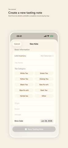 Tea Tracker - Steep Notes iPhone screenshot 6