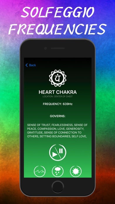 Healing Meditation Frequencies Screenshot
