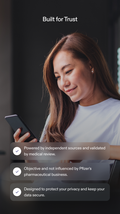 Health Answers by Pfizer iPhone screenshot 6 - Medical app