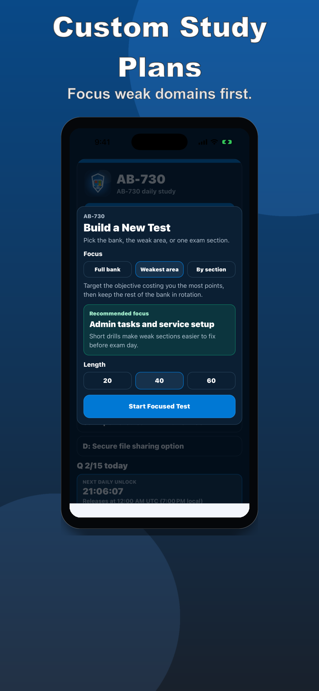 AB-730 Practice Test