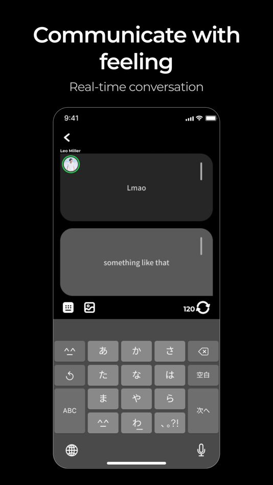 #4. Jiffcy - call-like texting app (iOS) 由: Anaguma Inc.