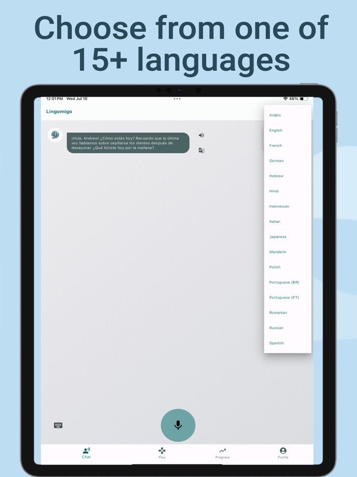 #1. Lingomigo -Language practice (iOS) 由: Andrew Keddis