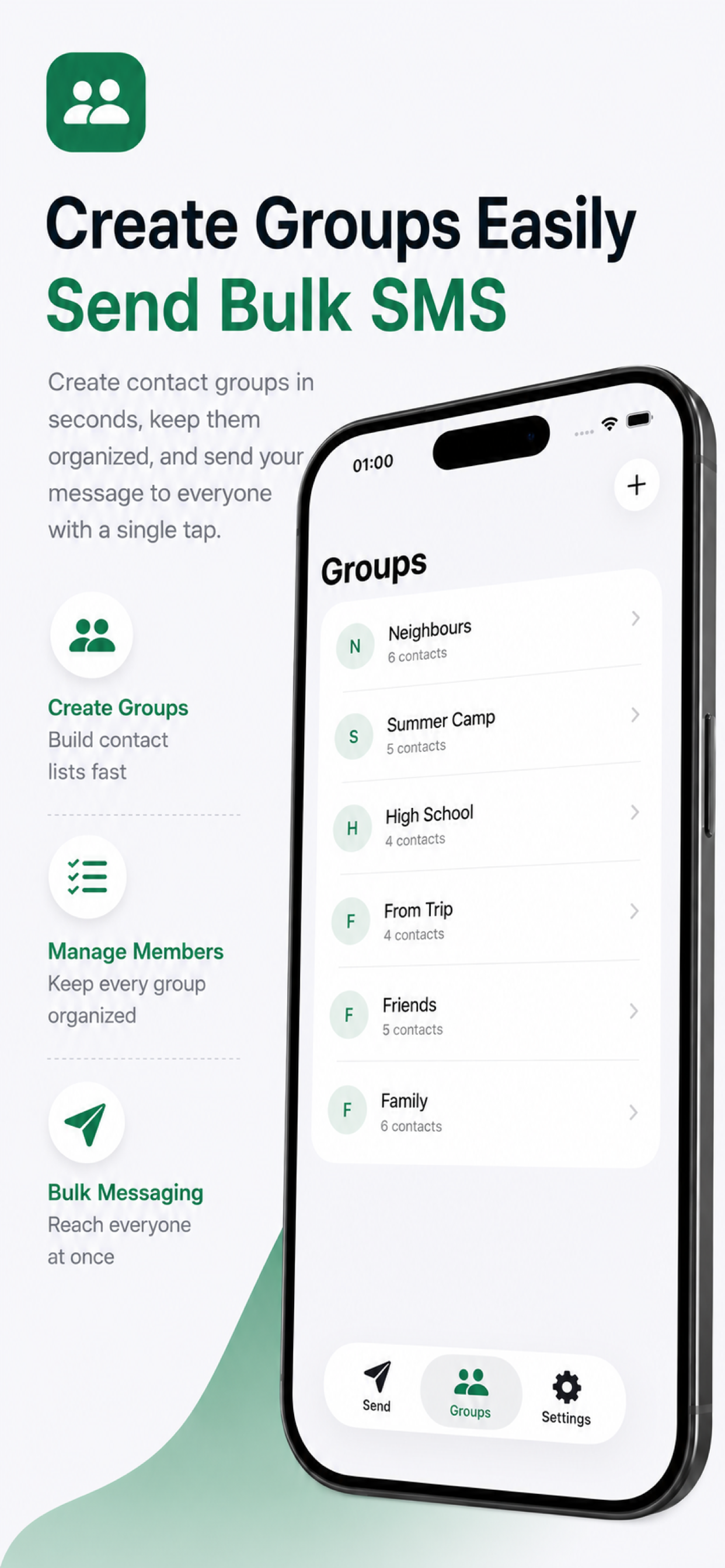 Group SMS: Bulk Text Messaging