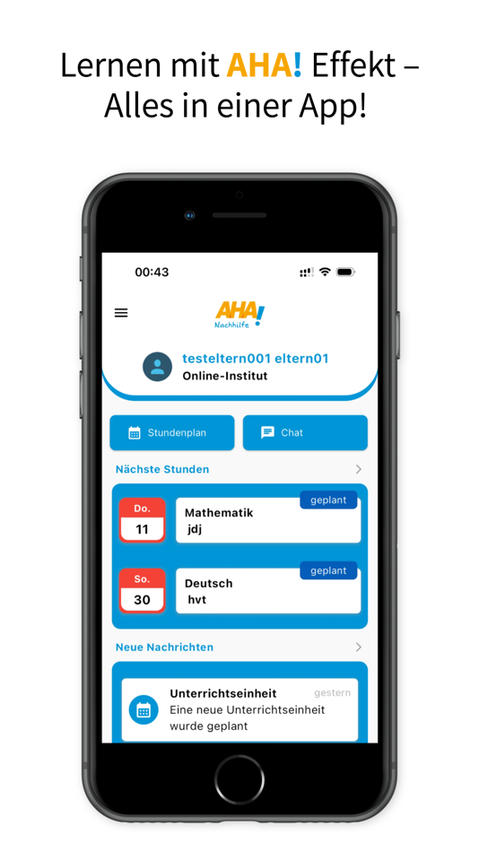 #1. AHA! Nachhilfe (iOS) 由: AHA! Lernkonzepte Franchise GmbH