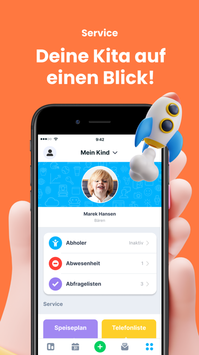Kindy - Die Kita-App Screenshot