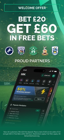 SBK Sports Betting Online iPhone screenshot 1