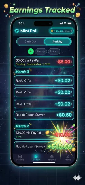 MintPoll: Games, Surveys, Cash screenshot 4
