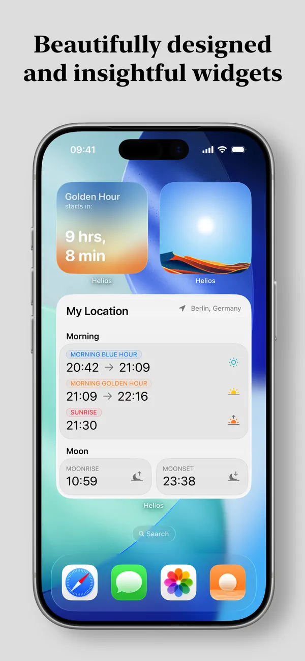 #5. Helios - Golden Hour Forecast (iOS) Göre: Matic Conradi