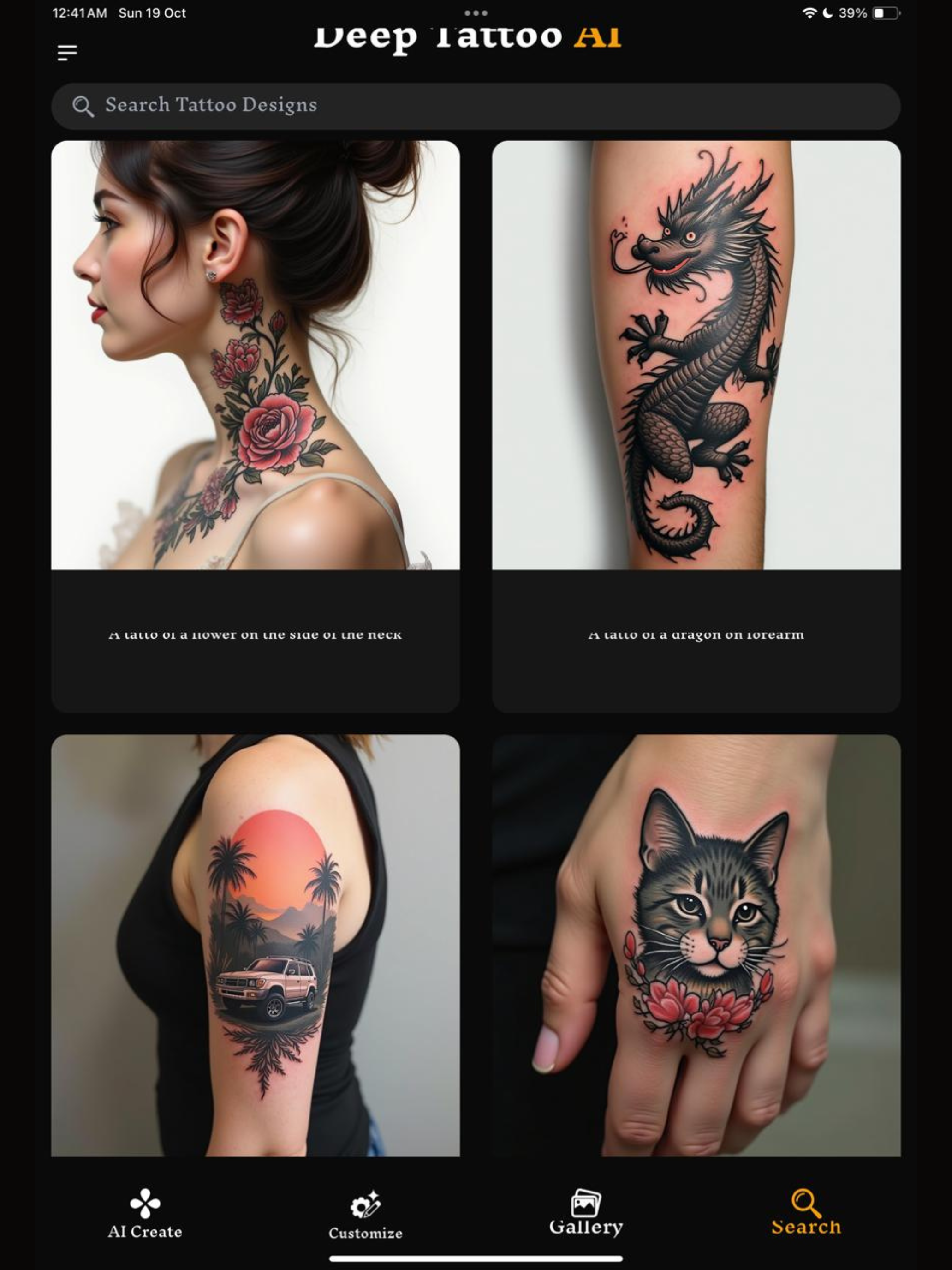 Deep Tattoo
