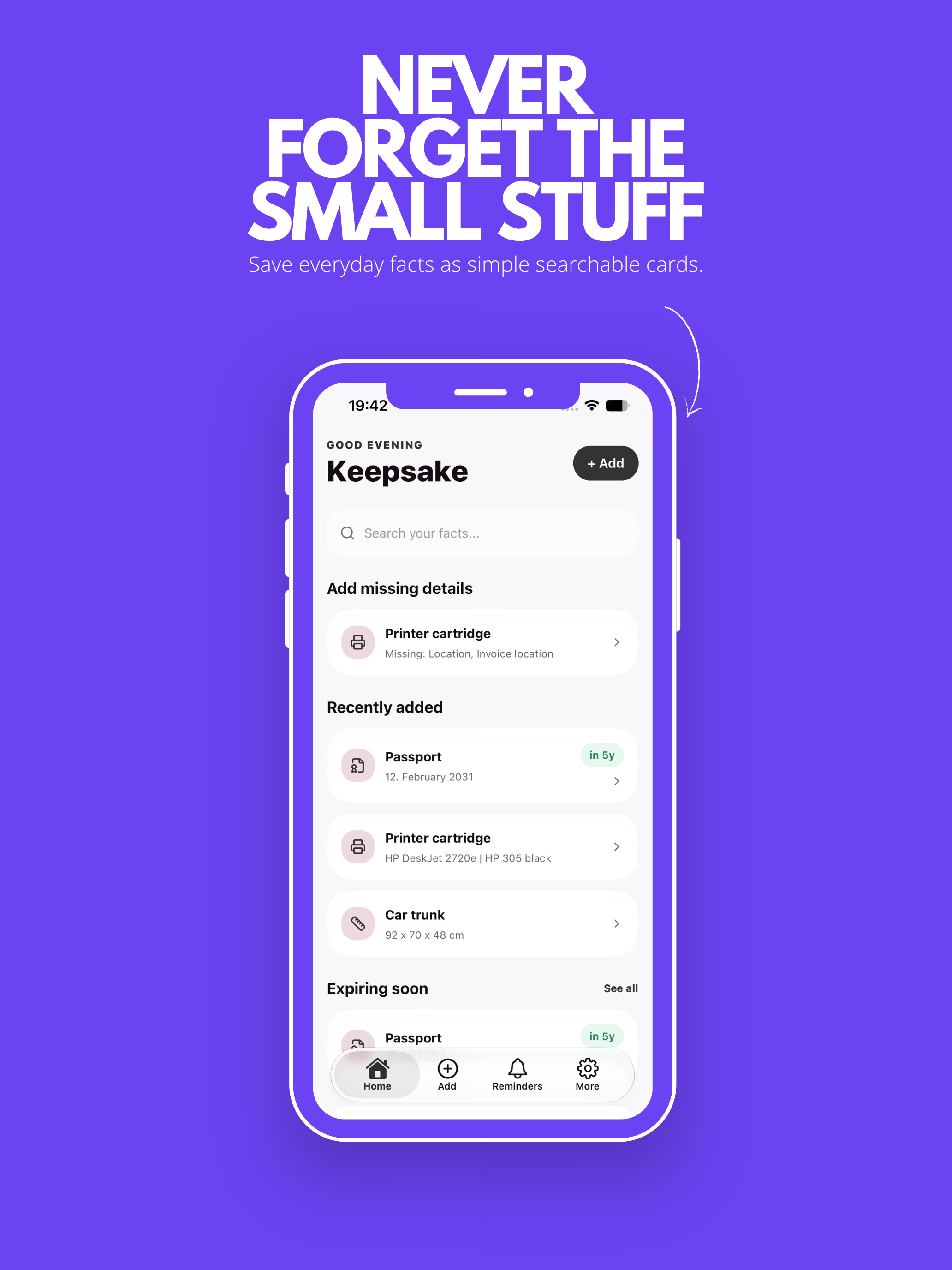 Keepsake: Notes & Reminders screenshot 12