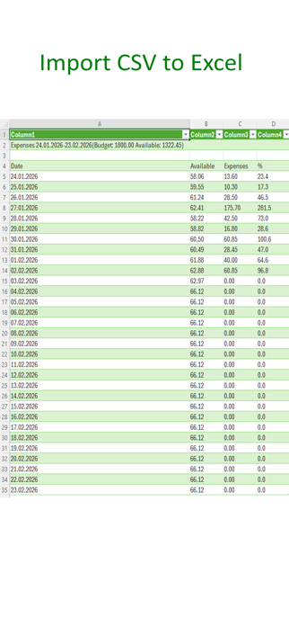 Monthly Expense Screenshot 4 of 4