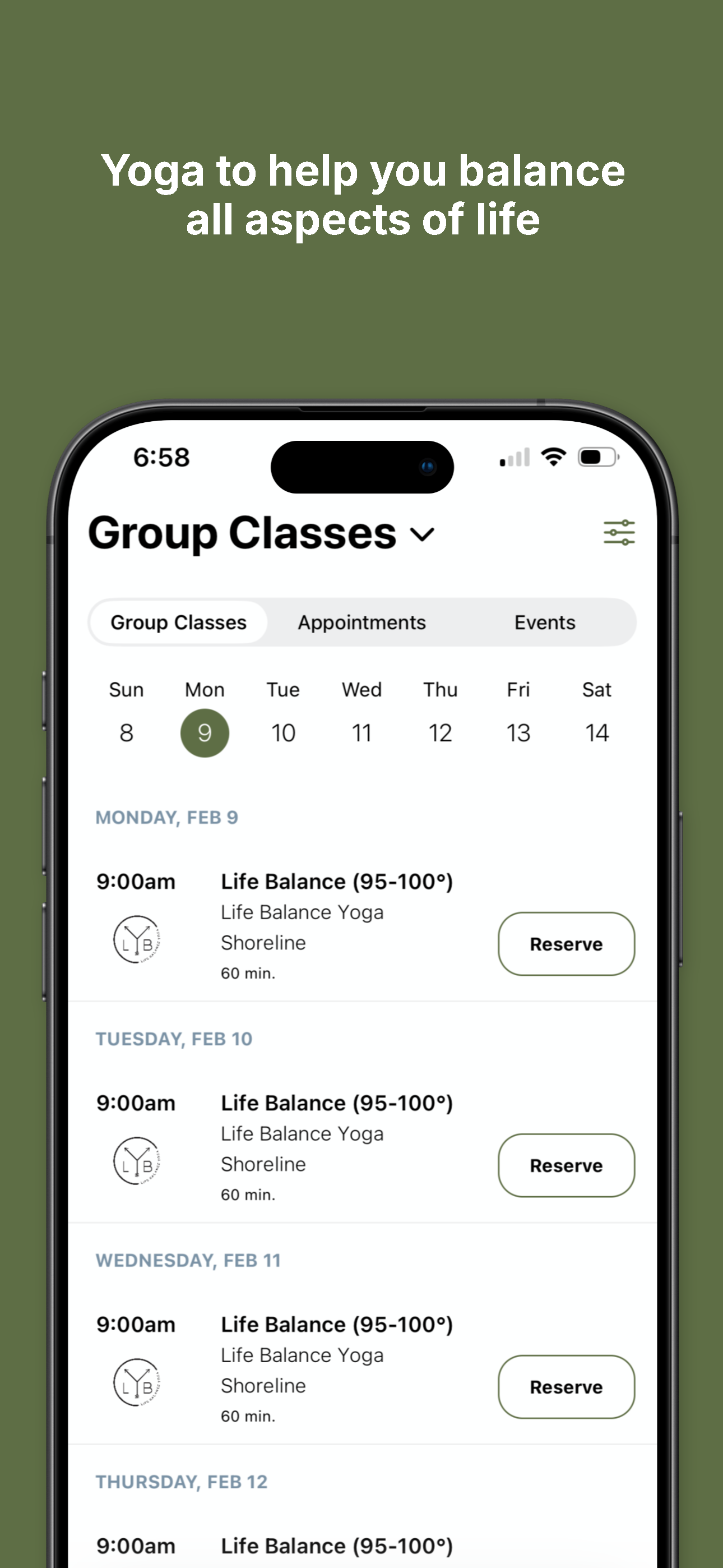 Life Balance Yoga screenshot 3