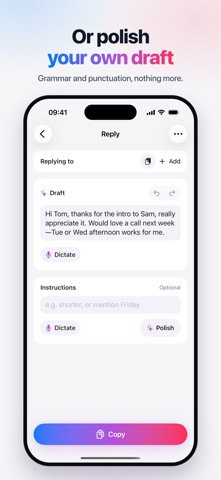 ReplyContext: AI Reply Writer Screenshot 5 of 8