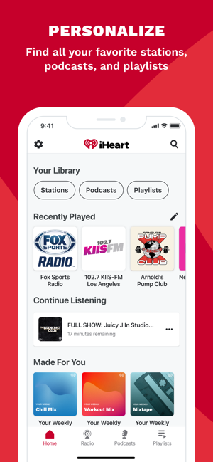 ‎iHeart: Radio, Podcasts, Music Screenshot