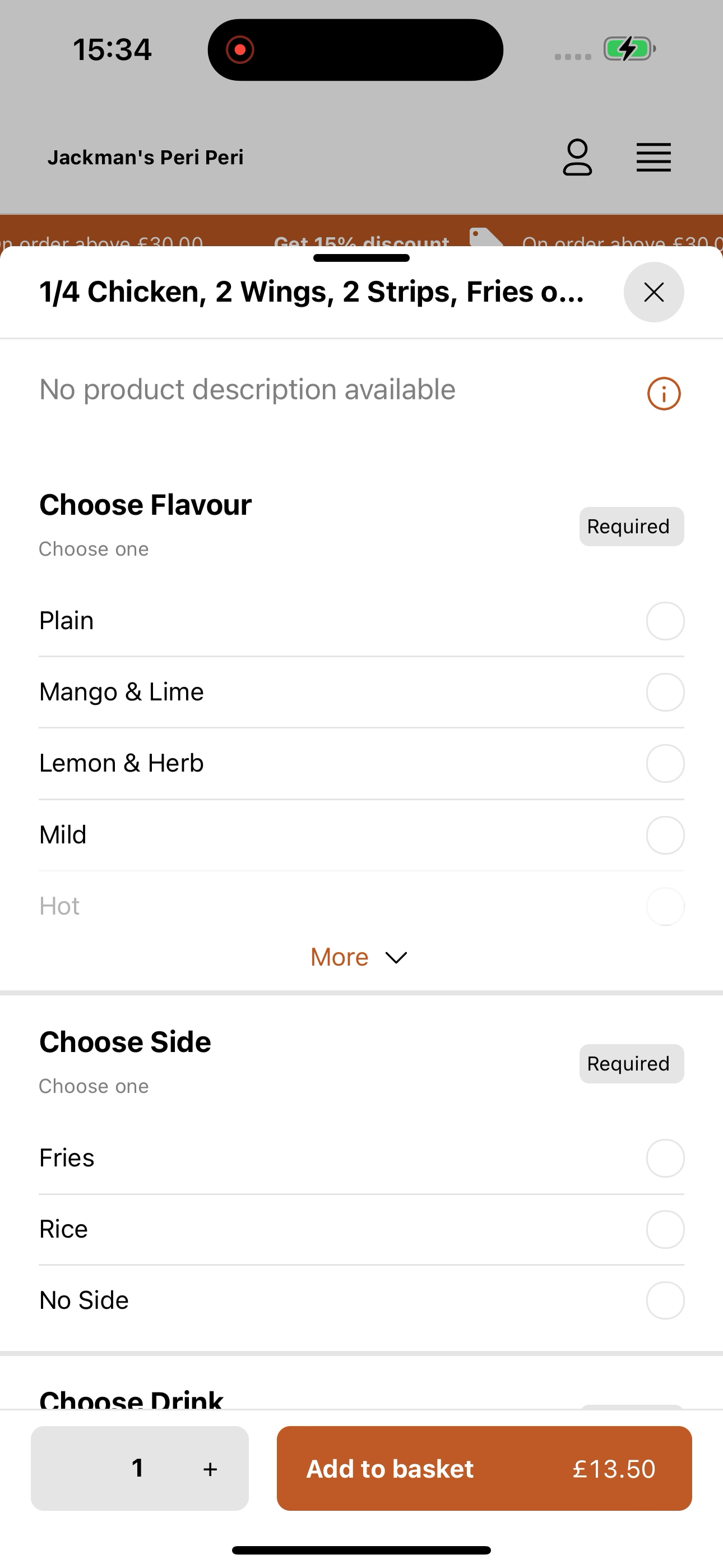 Jackman's Peri Peri screenshot 7