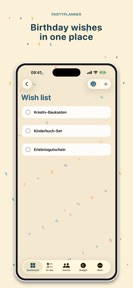 Your Party Planner screenshot