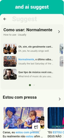 Portuguese -Listening Speaking iPhone screenshot