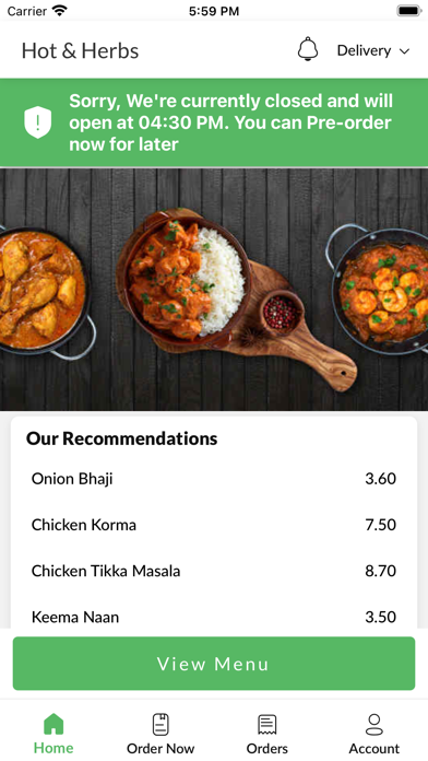 Hot & Herbs. Screenshot
