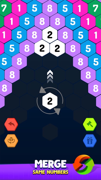 Hexa Merge Sort Puzzle Game