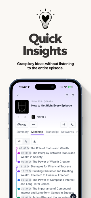 Podwise: Podcasts, Notes, AI Screenshot 2 of 8