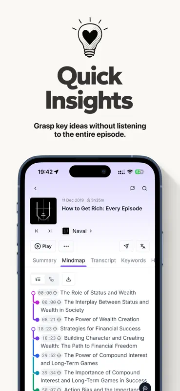Podwise: Podcasts, Notes, AI screenshot 2 of 8