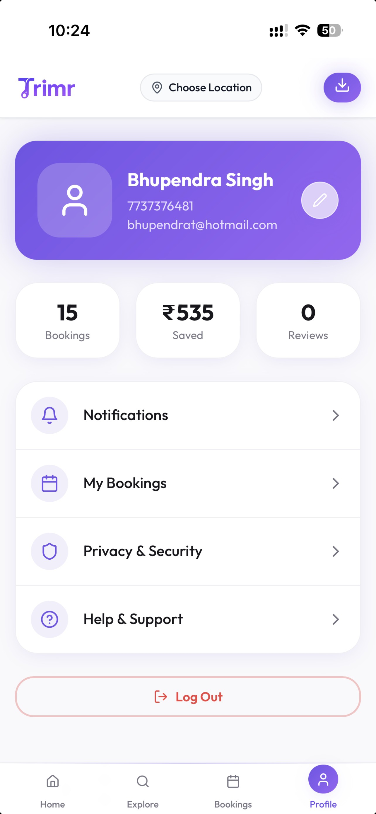 Trimr - Salon Booking & Deals