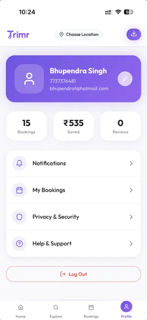 Trimr - Salon Booking & Deals screenshot 3
