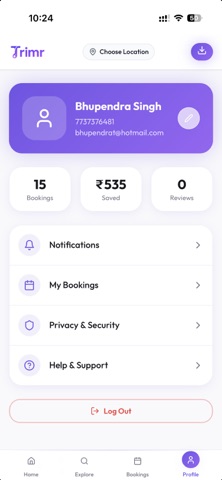 Trimr - Salon Booking & Deals screenshot