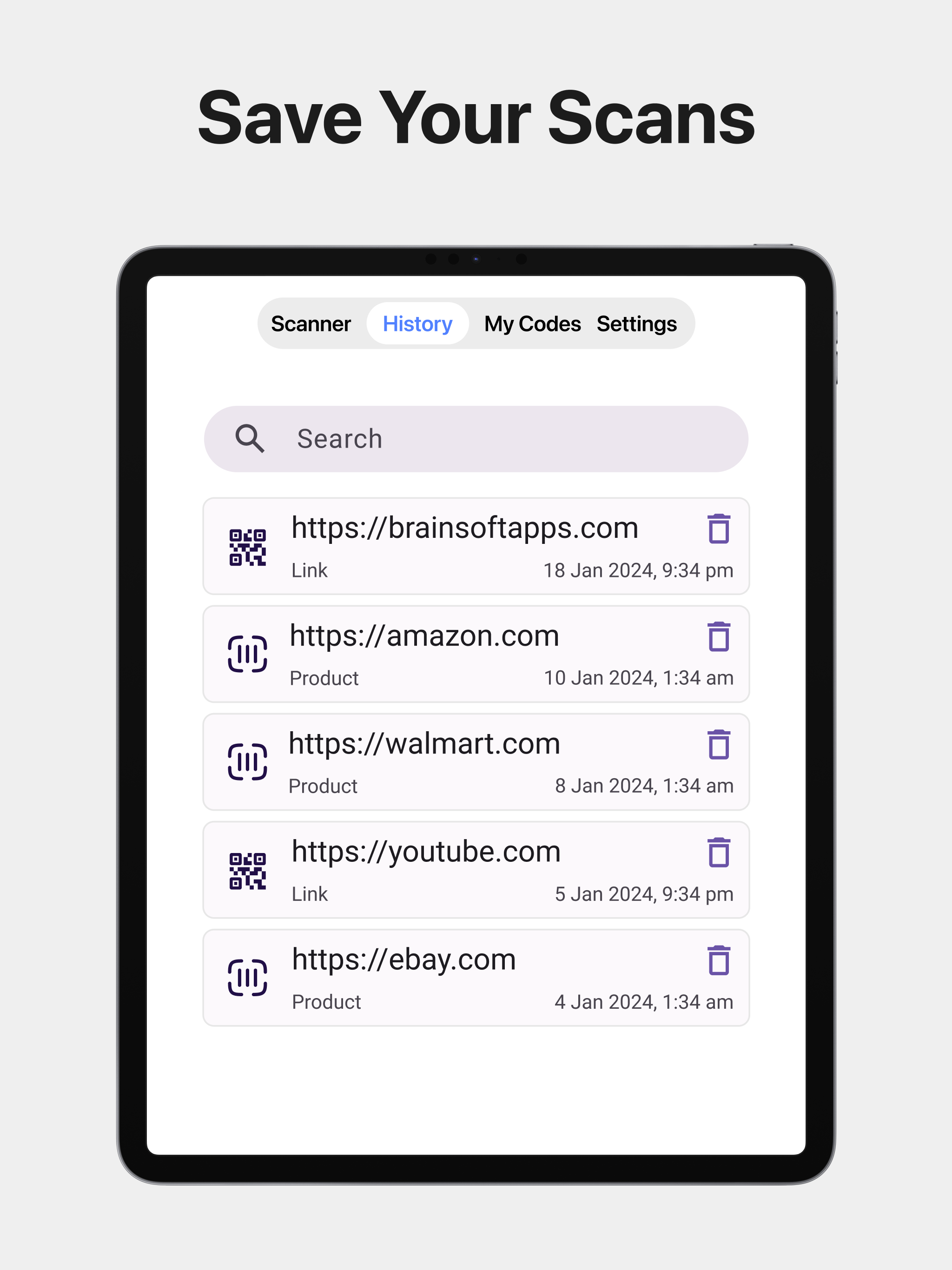 QR Reader & Code Scanner App