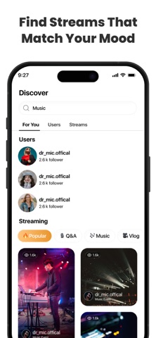 PopCast Live screenshot