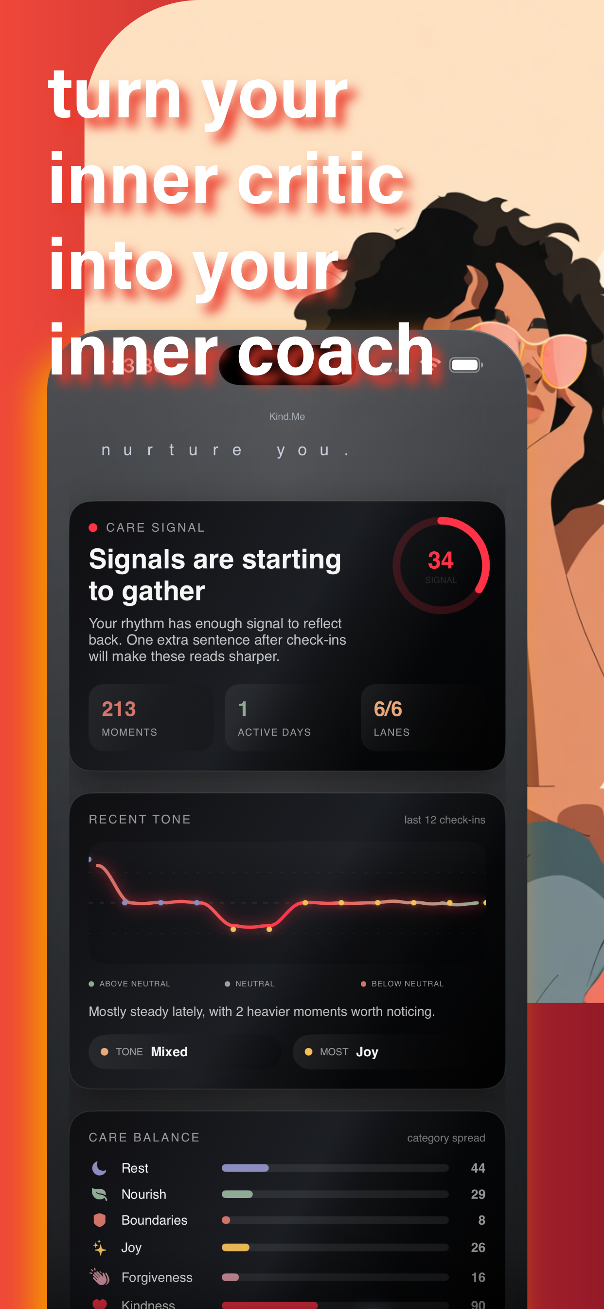 Self Care Journal - kind.me screenshot 10