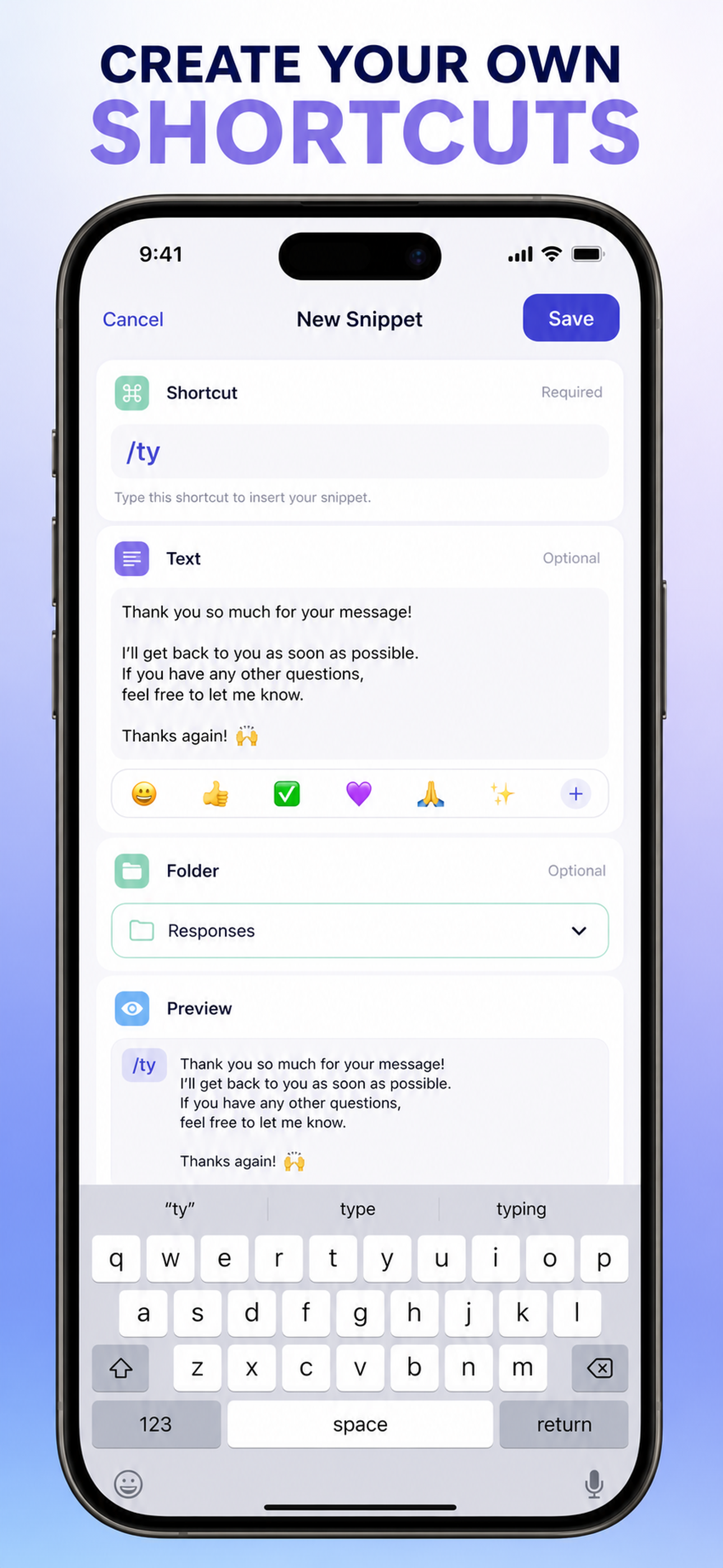 Clipboard Keyboard & Snippets screenshot 5