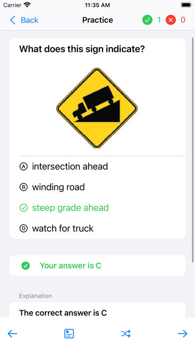 Colorado Driving Test -DMVCool Screenshot
