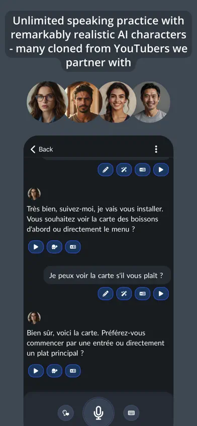 Langua: AI language learning screenshot 1