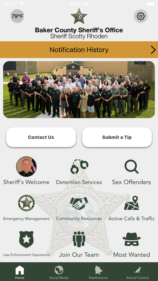 #2. Baker County Sheriff FL (iOS) Av: Baker County Sheriff's Office