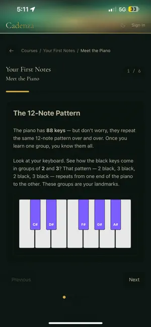 Cadenza Piano screenshot 3