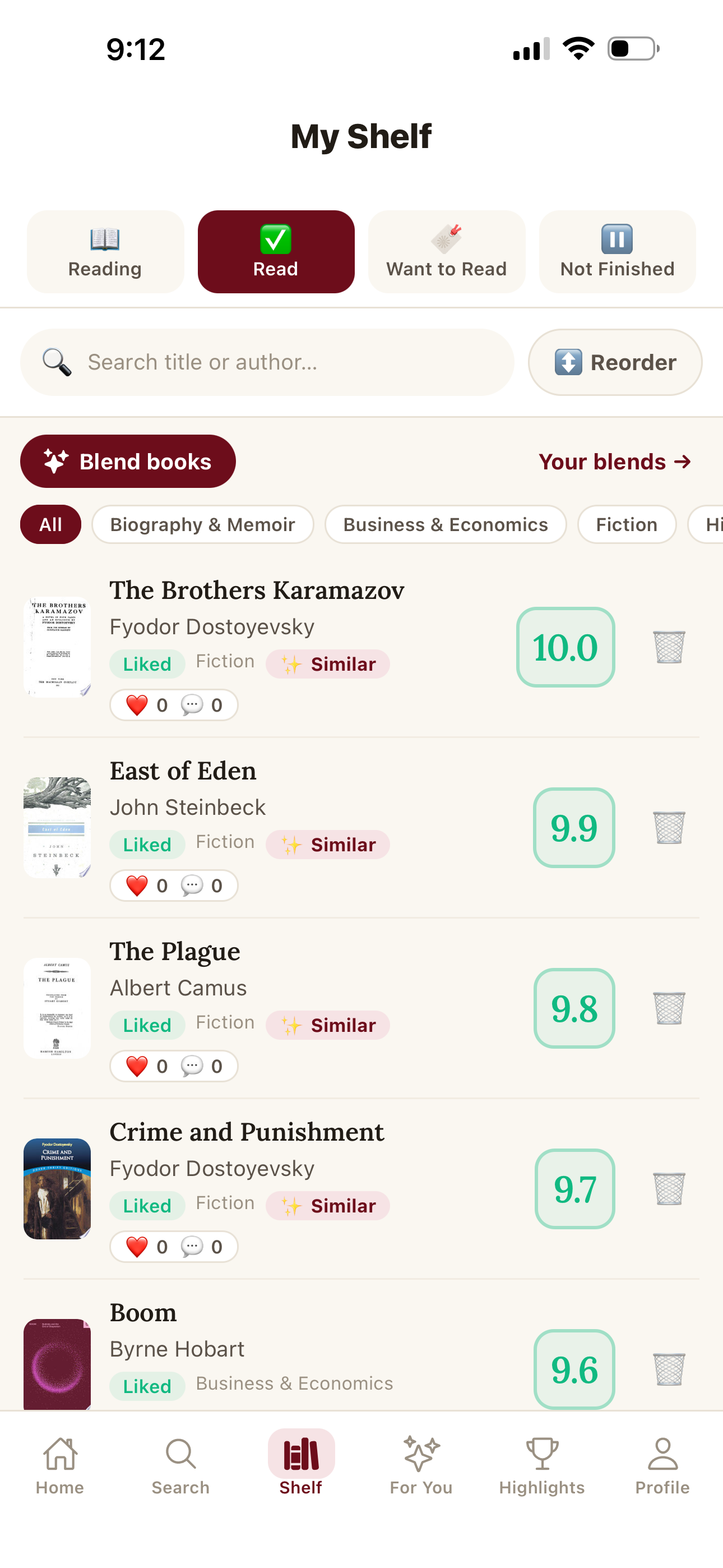 Snug (The App For Readers) screenshot 3