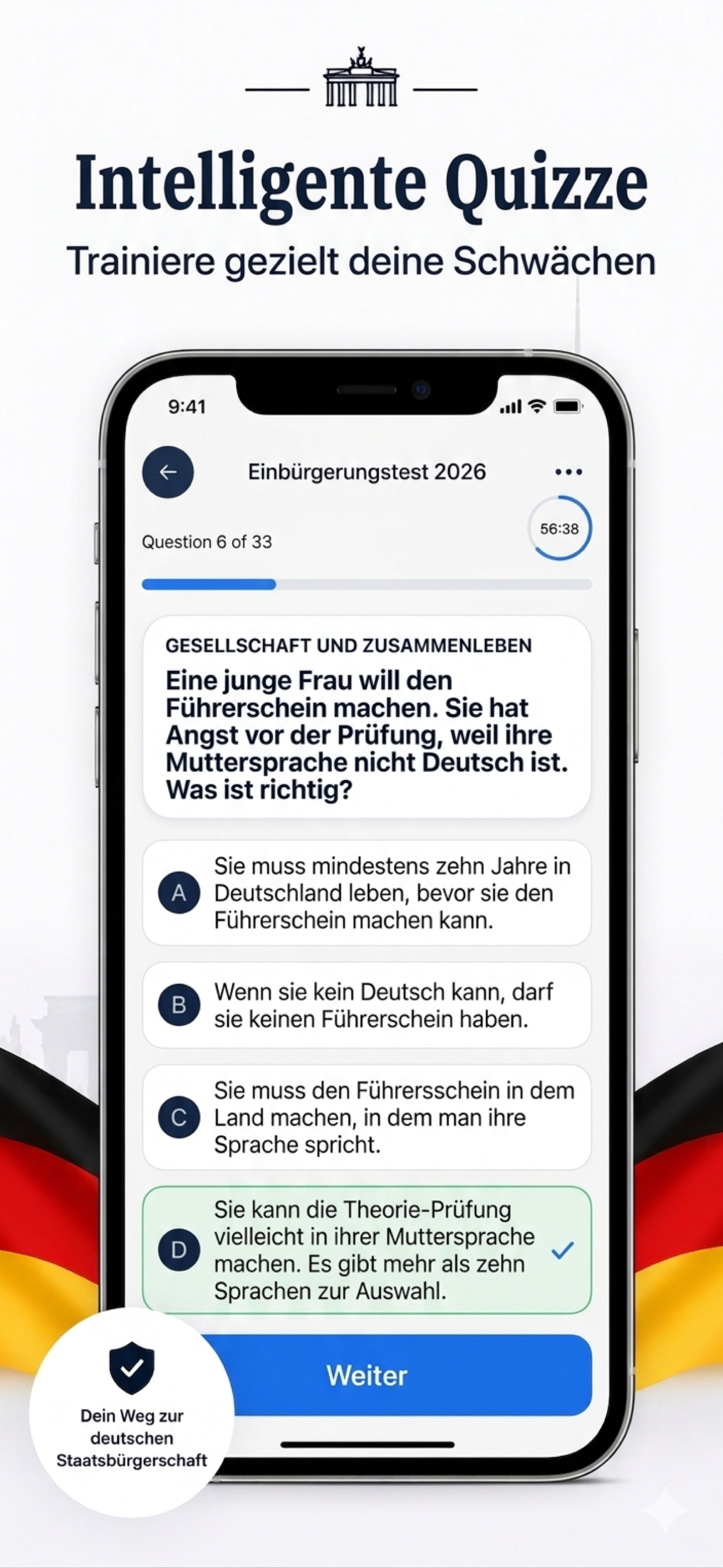 Einbürgerungstest 2026
