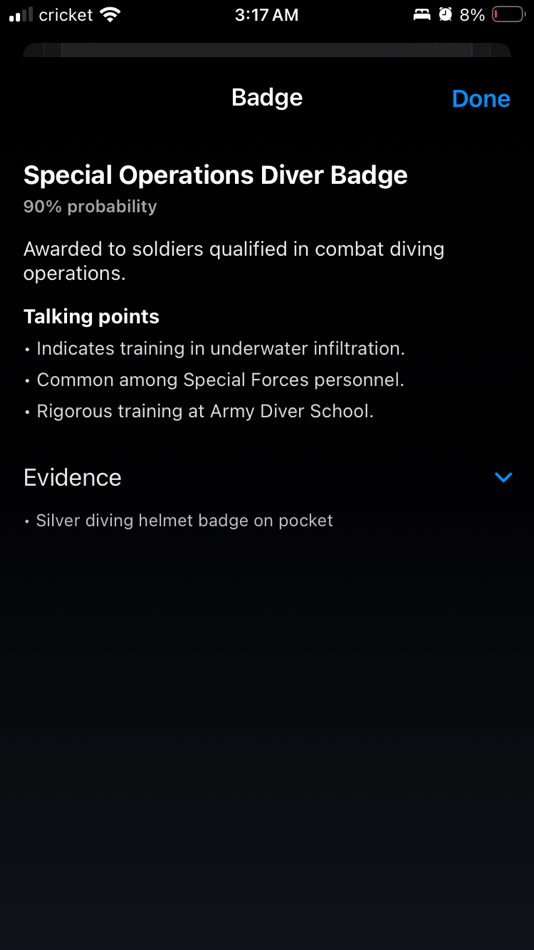 #9. Military Uniform Decoder (iOS) Ved: Keith Knott