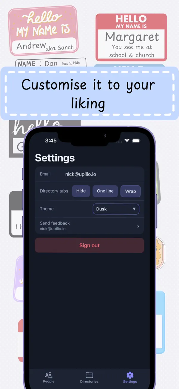 Screenshot #3 pour People Keeper - Remember Names