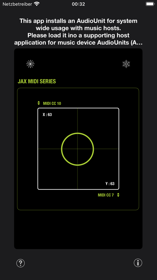 JAX MIDI Control Pad - 2.6 - (iOS)