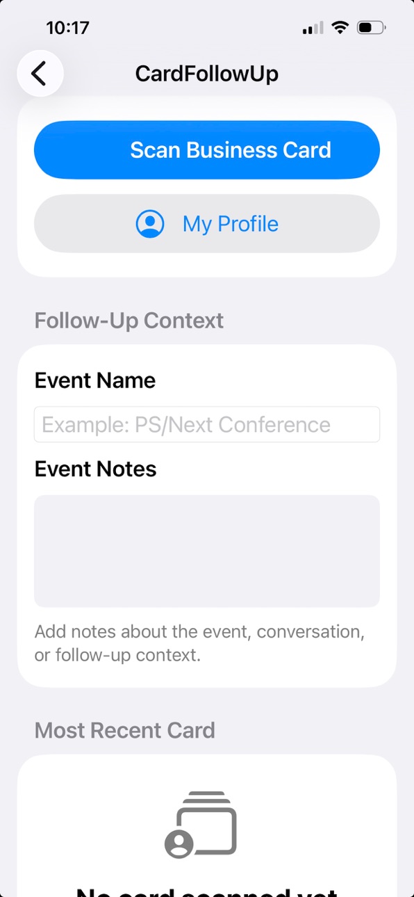 iPhone screenshot