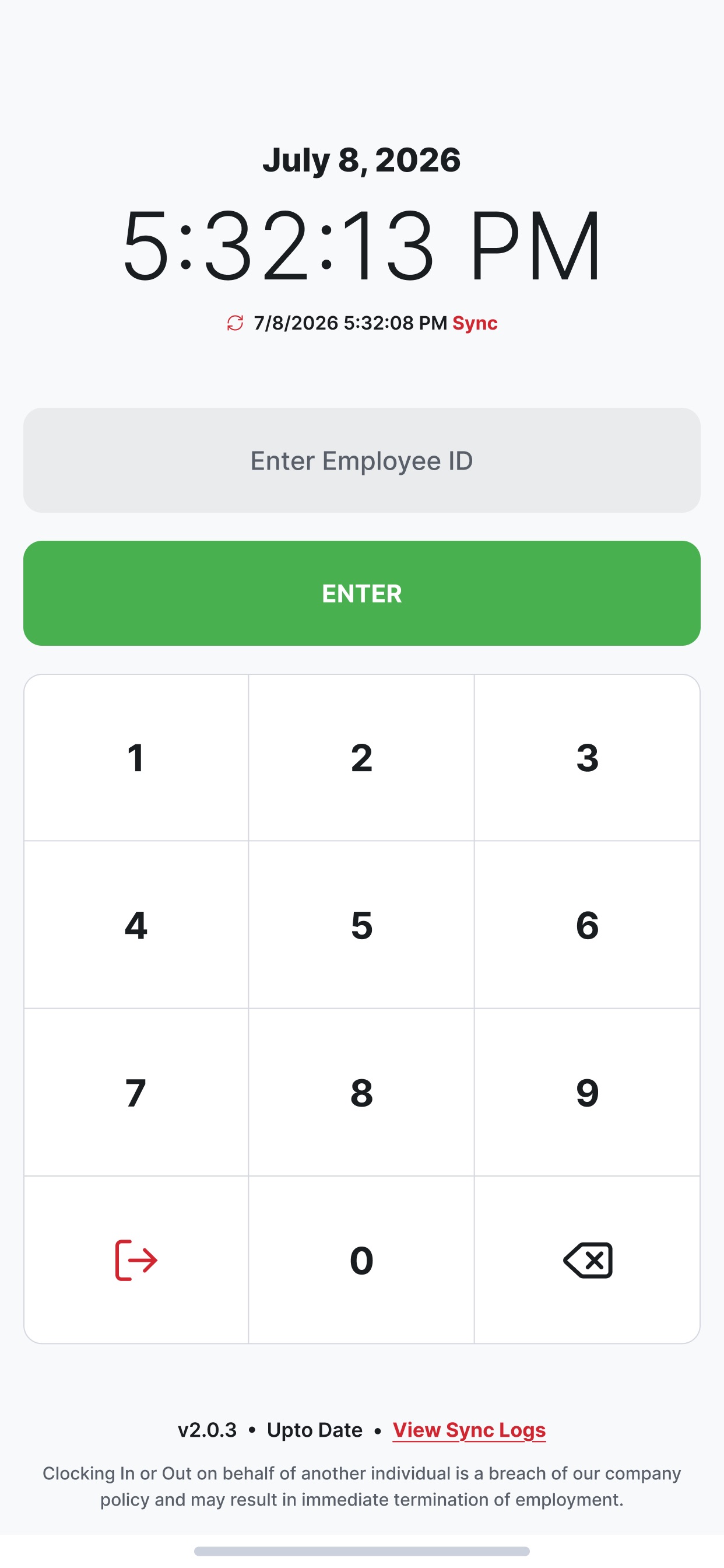 Screenshot 2 of ClockMyTeam